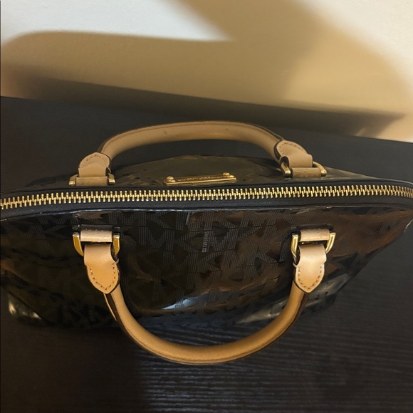 Michael Kors Black and Tan Tote Bag 9"x12" - Picture 11 of 17